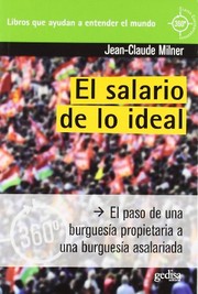 Portada de El salario de lo ideal