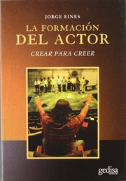 Portada de La formacion del actor