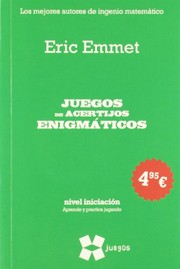 Portada de Juegos de acertijos enigmaticos