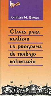 Portada de Claves para realizar un programa de trabajo voluntario