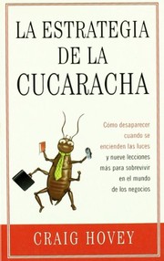 Portada de La estrategia de la cucaracha