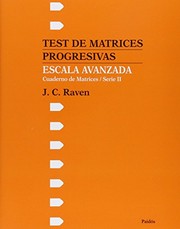 Portada de Test de matrices progresivas. escala avanzad