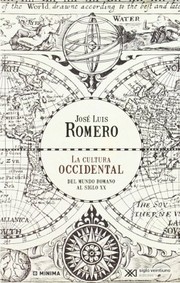 Portada de La cultura occidental