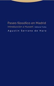 Portada de Paseo filosofico en madrid
