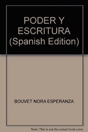 Portada de Poder y escritura