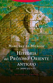 Portada de Historia del proximo oriente antiguo