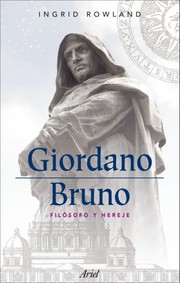 Portada de Giordano Bruno