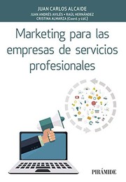 Portada de Marketing para las empresas de servicios profesionales