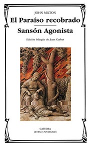 Portada de Paraiso recobrado; sanson agonist el
