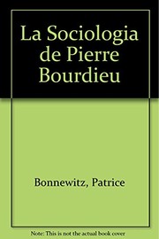 Portada de SociologIa de Pierre Bourdieu