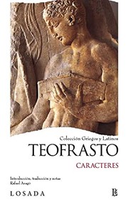 Portada de Caracteres