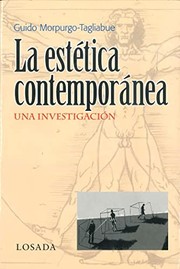 Portada de Estetica contemporanea, la