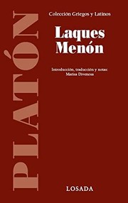 Portada de Laques. menon