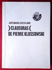 Portada de Clausuras de Pierre Klossowski