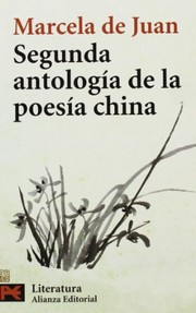 Portada de Segunda antologia de la poesia china