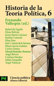 Portada de Historia de la teoria politica 6