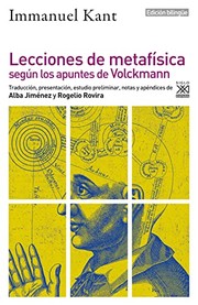 Portada de Lecciones de metafisica segun los apuntes de volckmann