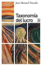 Portada de Taxonomia del lucro