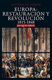 Portada de Europa: restauracion y revolucion
