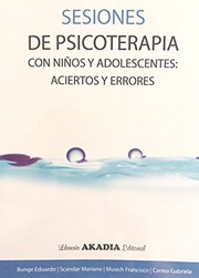 Portada de Sesiones de psicoterapia con niños y adolescentes