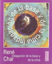 Portada de Indagaci¢n de la base y de la cima