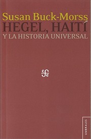Portada de Hegel haiti y la historia universal (r)