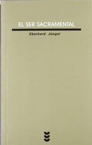 Portada de El ser sacramental