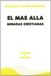 Portada de EL MaS ALLa. MIRADAS CRISTIANAS