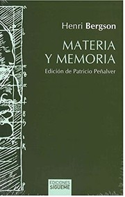 Portada de Materia y memoria