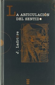 Portada de Articulacion del sentido, la