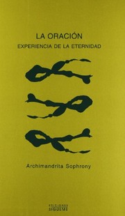 Portada de La oracion, experiencia de la eternidad