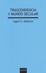 Portada de Trascendencia y mundo secular