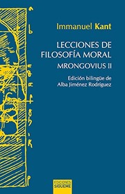 Portada de LECCIONES DE FILOSOFi­A MORAL