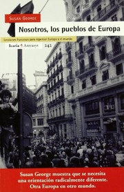 Portada de Nosotros,los pueblos de europa