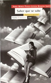 Portada de Saber que se sabe