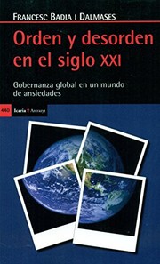 Portada de Orden y desorden en el siglo xxi