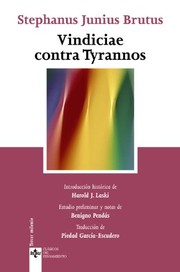 Portada de Vindiciae contra tyrannos