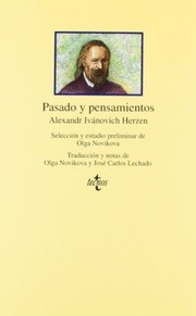 Portada de Pasado y pensamientos
