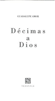 Portada de Decimas a dios