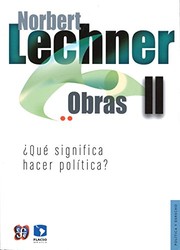 Portada de Obras ii. que significa hacer politica