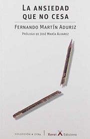 Portada de La ansiedad que no cesa