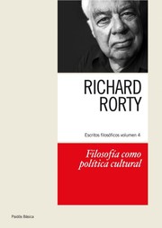 Portada de Filosofia como politica cultural