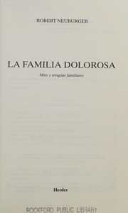 Portada de Familia dolorosa. La