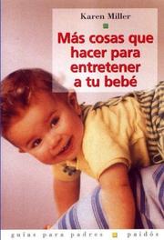 Portada de Mas cosas que hacer para entretener a tu bebe