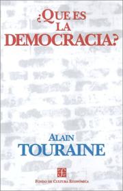 Portada de Que es la democracia?