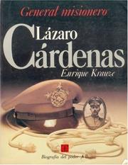 Portada de Lazaro cardenas. general misionero