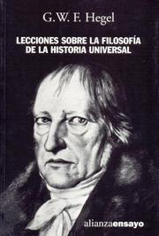 Portada de Lecciones sobre la filosofia de la historia universal