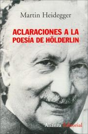 Portada de Aclaraciones a la poesia de hölderlin