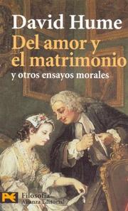Portada de Del amor y el matrimonio y otros ensayos morales