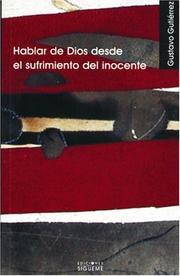 Portada de Hablar de dios desde el sufrimiento del inoc